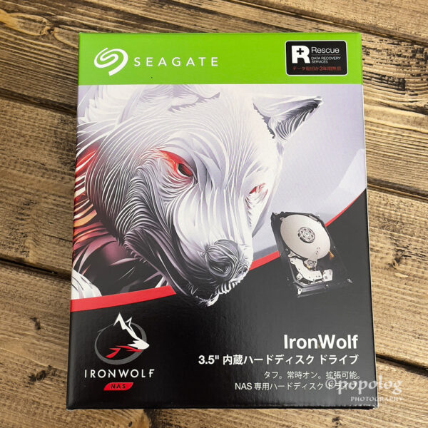 NASに挿入するHDDはSEAGATE IronWolf